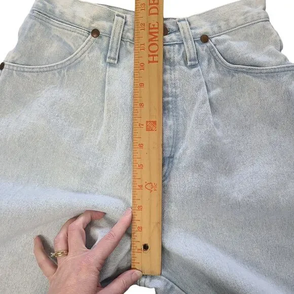 VTG Wrangler Riata Womens Size 7/8 x 34 Taper Cowboy Western Bareback Denim - Picture 11 of 13